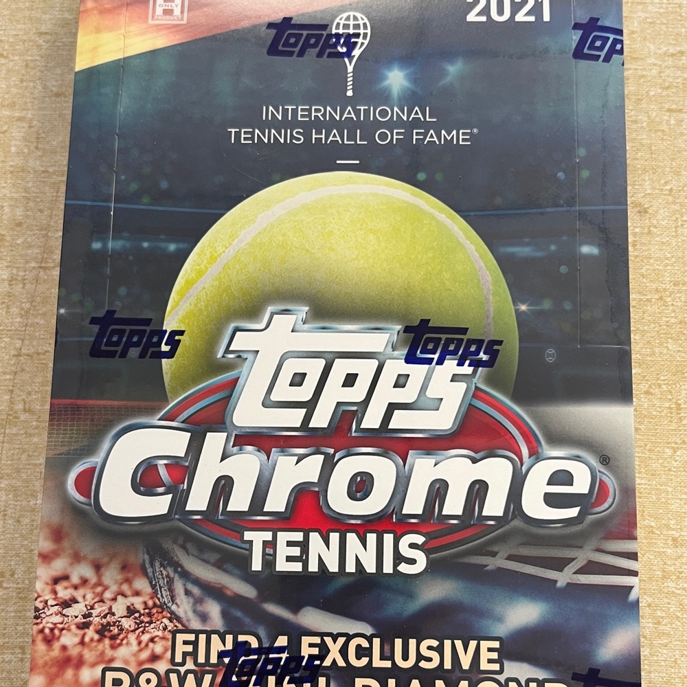2021 Topps chrome tennis lite hobby box